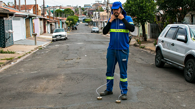 DAE de Santa Bárbara reduz perdas em mais de 37% com ações estruturadas de combate a vazamentos não visíveis
