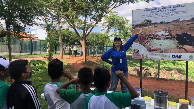 Foto: DAE de Santa Bárbara promove atividades em comemoração ao Dia da Água