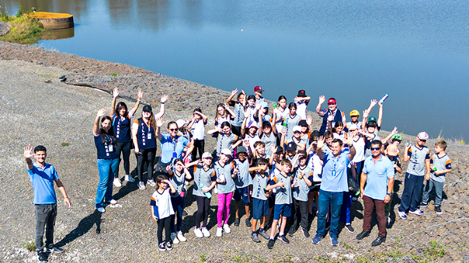 Foto: Projeto “Conheça o DAE” leva educação ambiental a alunos do Colégio Pilares em Santa Bárbara
