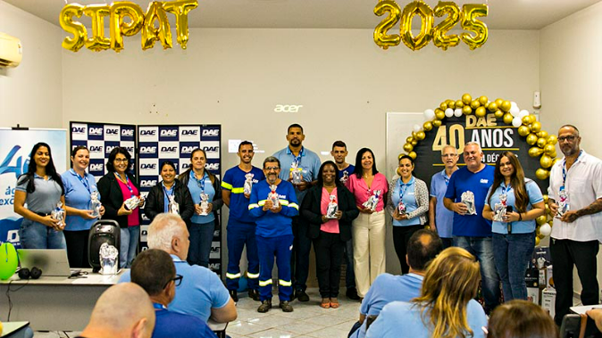 Foto: DAE encerra 27ª Sipat com teatro, gincanas e conscientização sobre segurança do trabalho