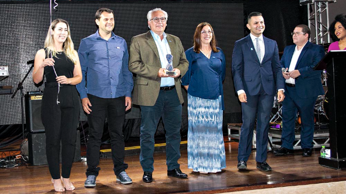 Foto: DAE de Santa Bárbara é premiado com o “Oscar da Água”