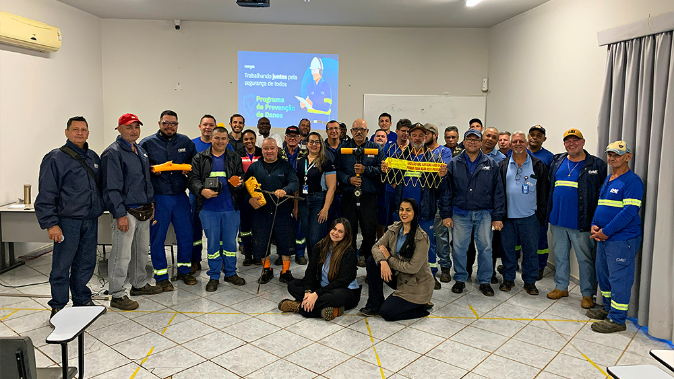 Foto: DAE de Santa Bárbara segue com capacitação sobre prevenção de acidentes com redes de gás da Comgás