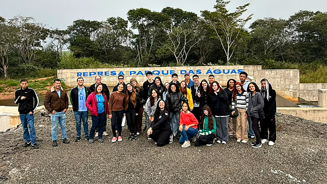 Foto: Projeto "Conheça o DAE" leva alunos da Etec José Dagnoni para imersão no sistema de saneamento